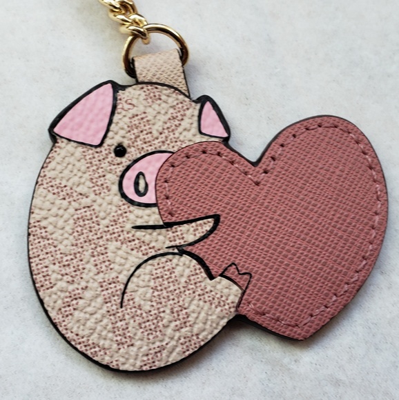 Michael Kors CNY Year of the Pig Keychain NWT - Picture 6 of 6